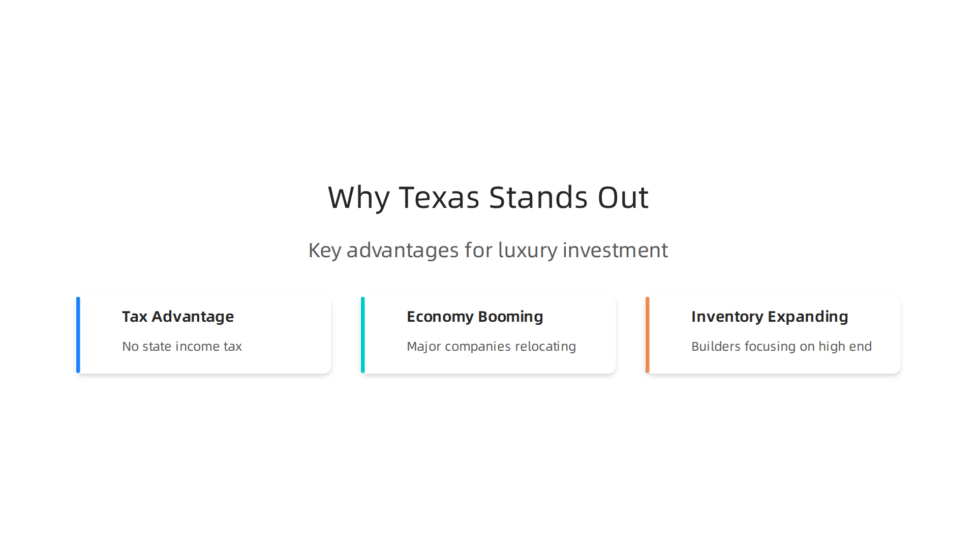 Explore the key advantages that position Texas as a leading destination for luxury real estate investment in 2026.