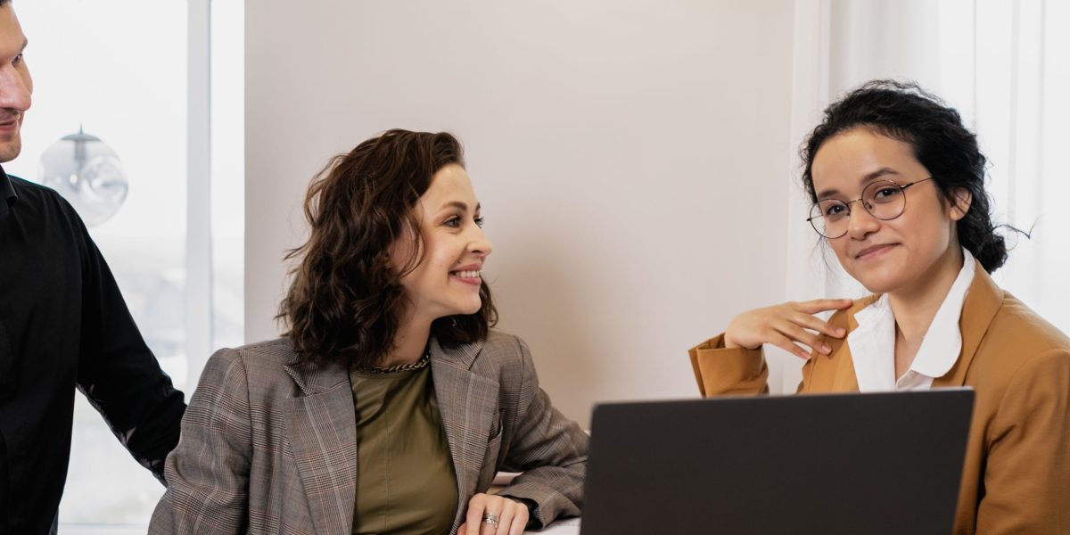 An international client consulting with a real estate professional about property options.