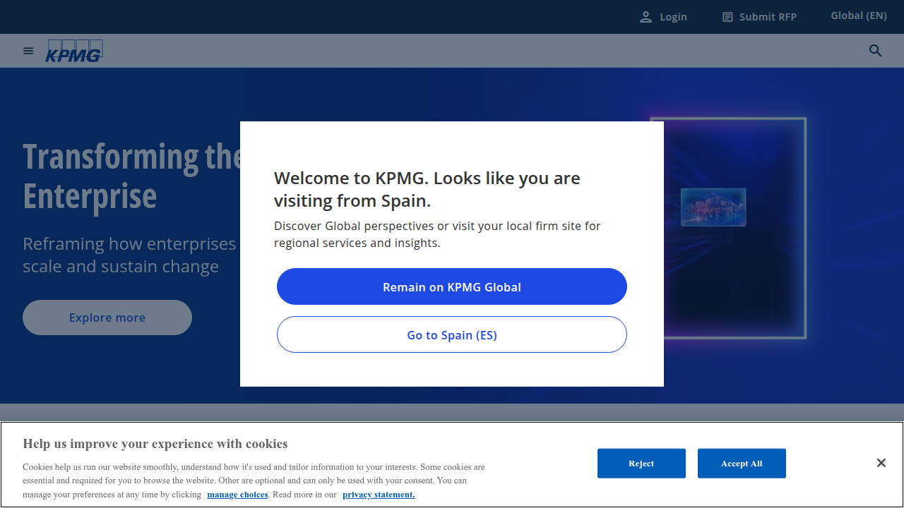 Access global insights and reports from KPMG on tax and legal developments.