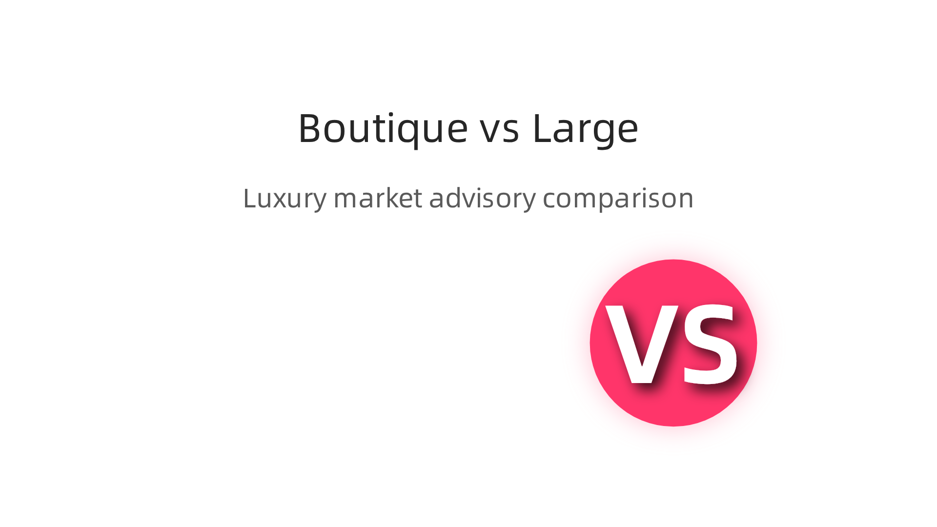 Comparison of boutique advisory firms and large developer-owned agencies for luxury property buyers in Dubai.
