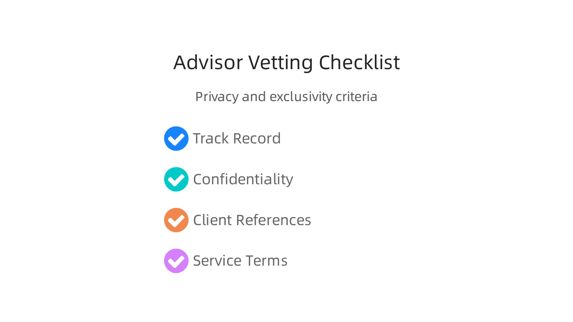 Essential criteria for high-net-worth clients to consider when selecting a luxury real estate advisor.