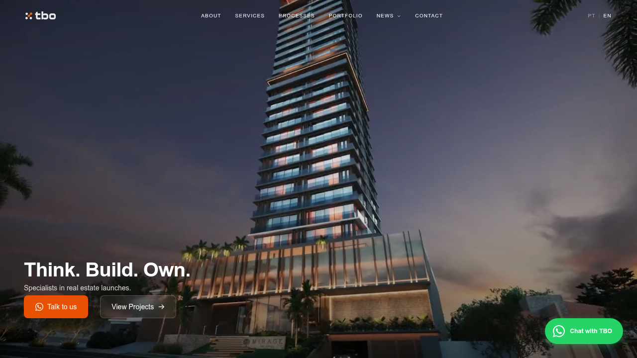 Homepage of TBO, a source for real estate insights, featuring content on Hamptons luxury properties.